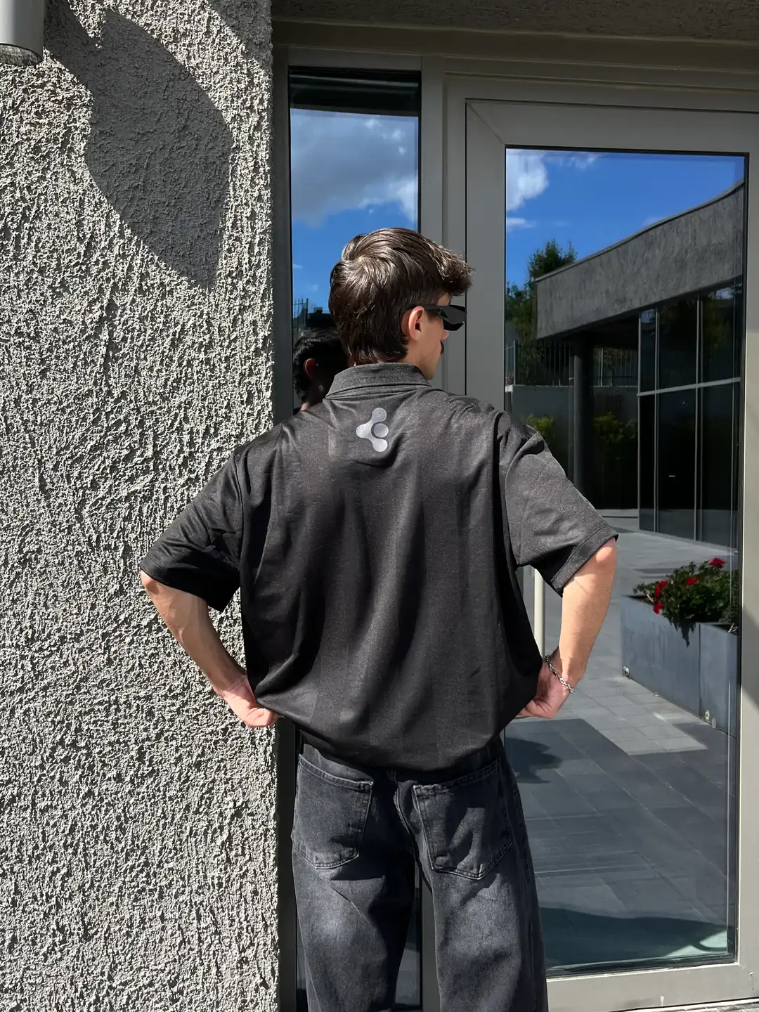 Polo Yaka Black In World Forma
