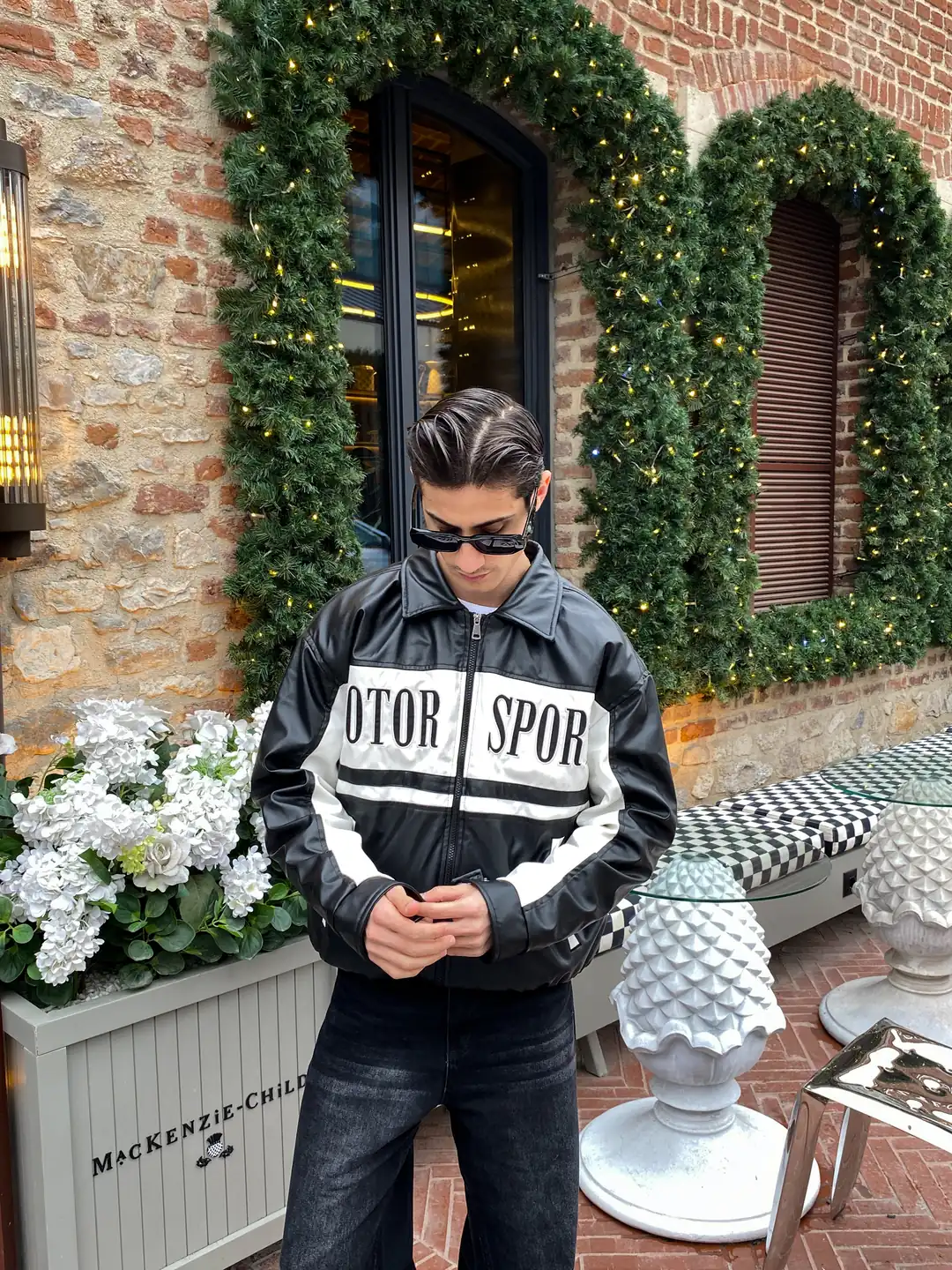 Ürün görseli: Moto Spor Oversize Deri Ceket