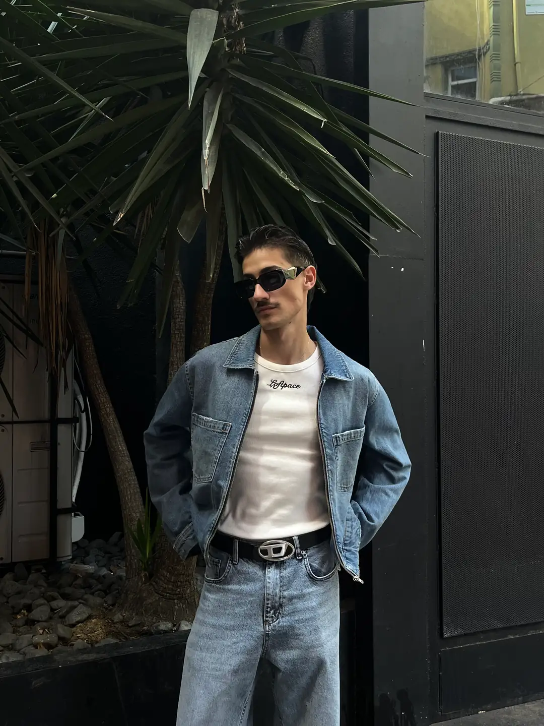 Ürün görseli: Vintage Wash Boxy Fit Denim Ceket