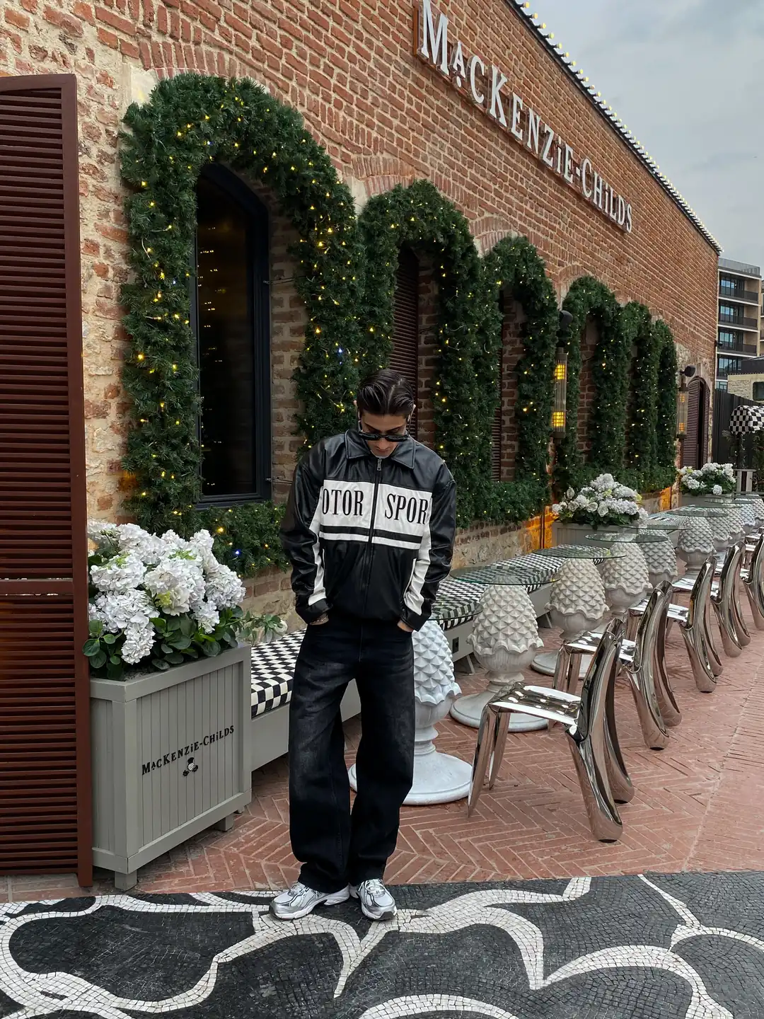 Moto Spor Oversize Deri Ceket