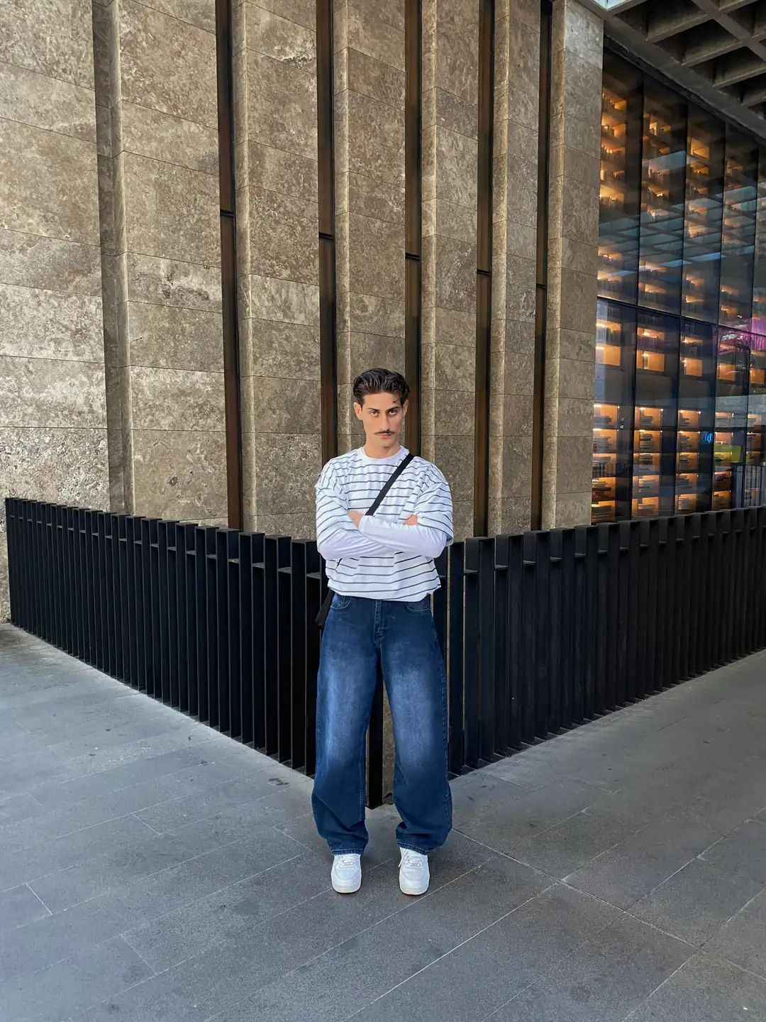 Açık Lacivert Baggy Jean