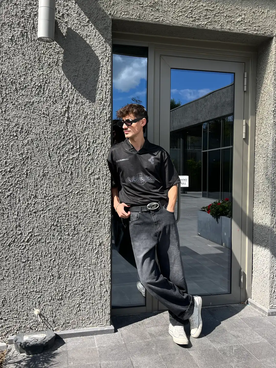 Polo Yaka Black In World Forma