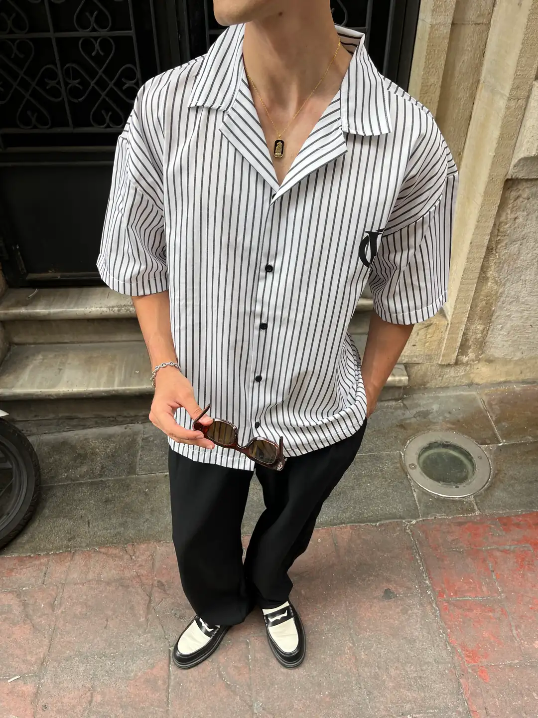 Sumwon Baskılı Oversize Gömlek