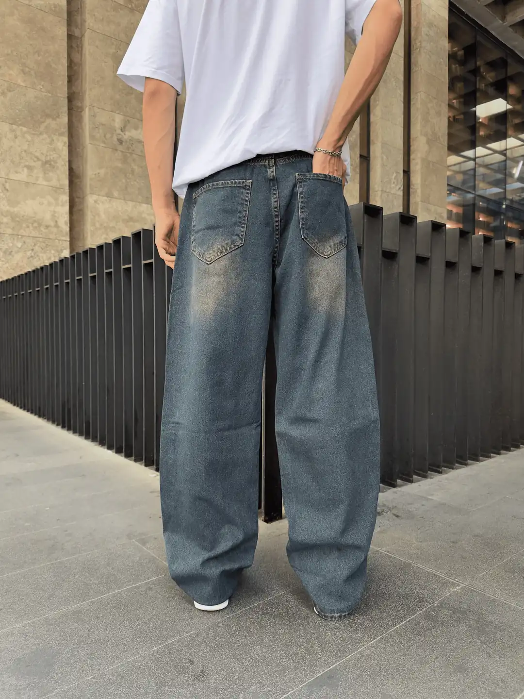 Vintage Blue Baggy Jean