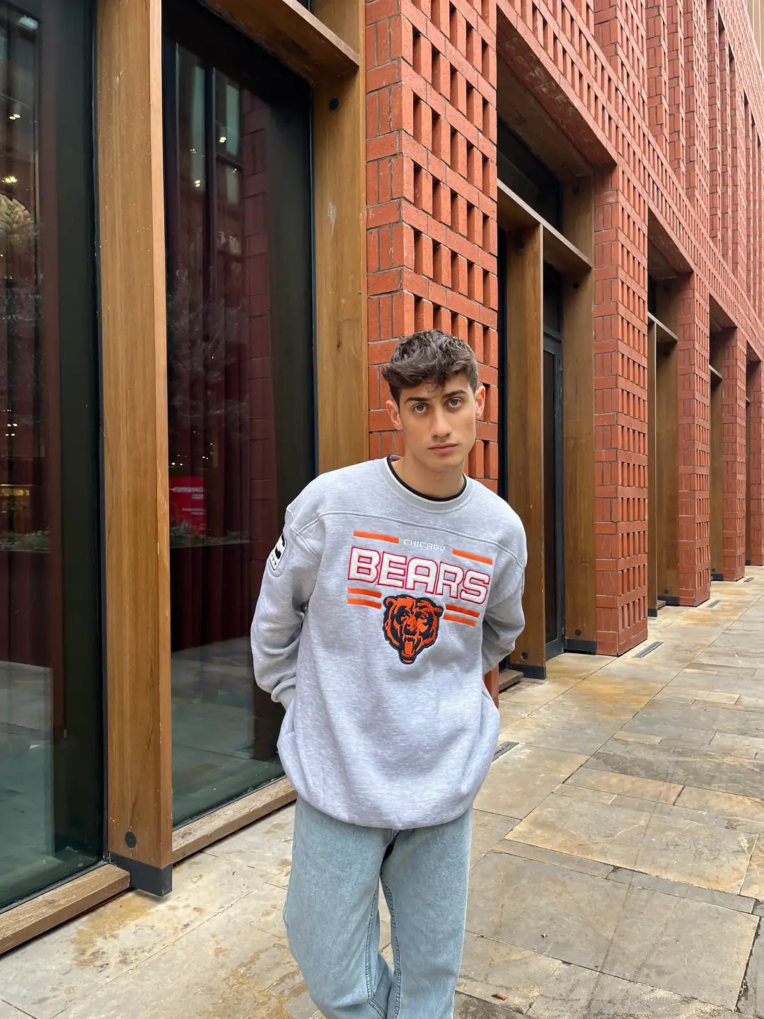 Ürün görseli: Bears Nakışlı Oversize Sweatshirt