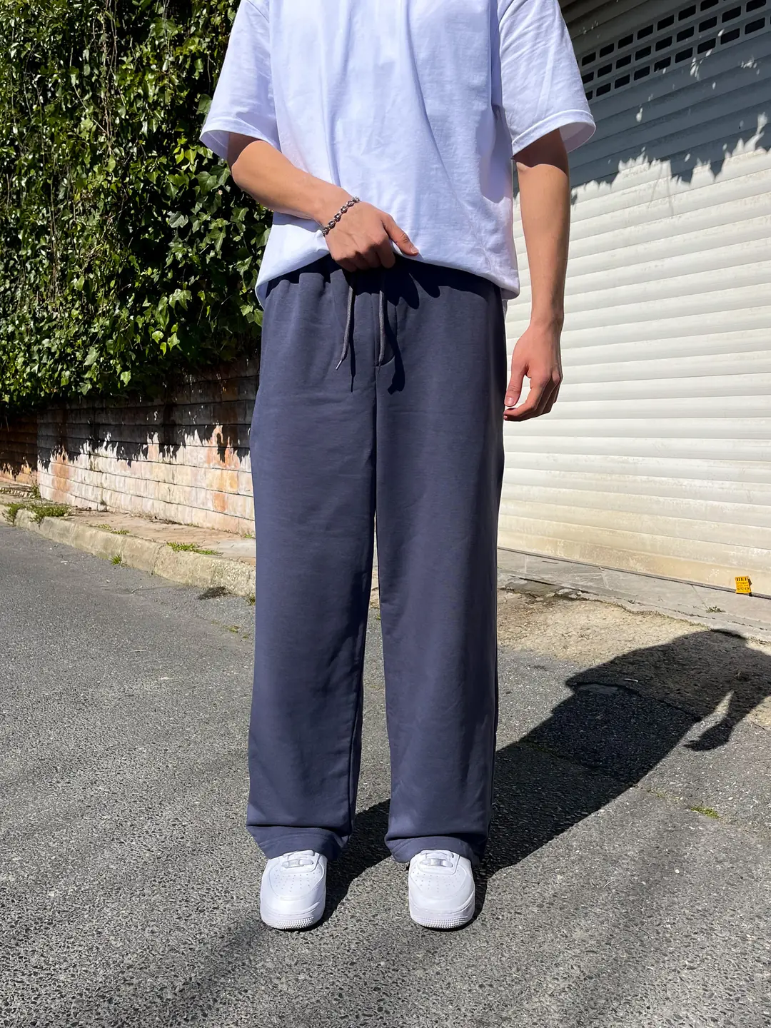 Ürün görseli: Yazlık Basic Baggy Eşofman Altı - Füme
