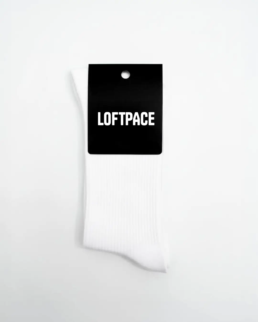 Ürün görseli: Loftpace Basic Beyaz Uzun Çorap