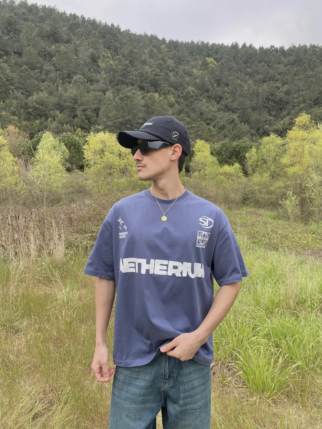 Ürün görseli: Aetherıum Breeze Tişört - mavi