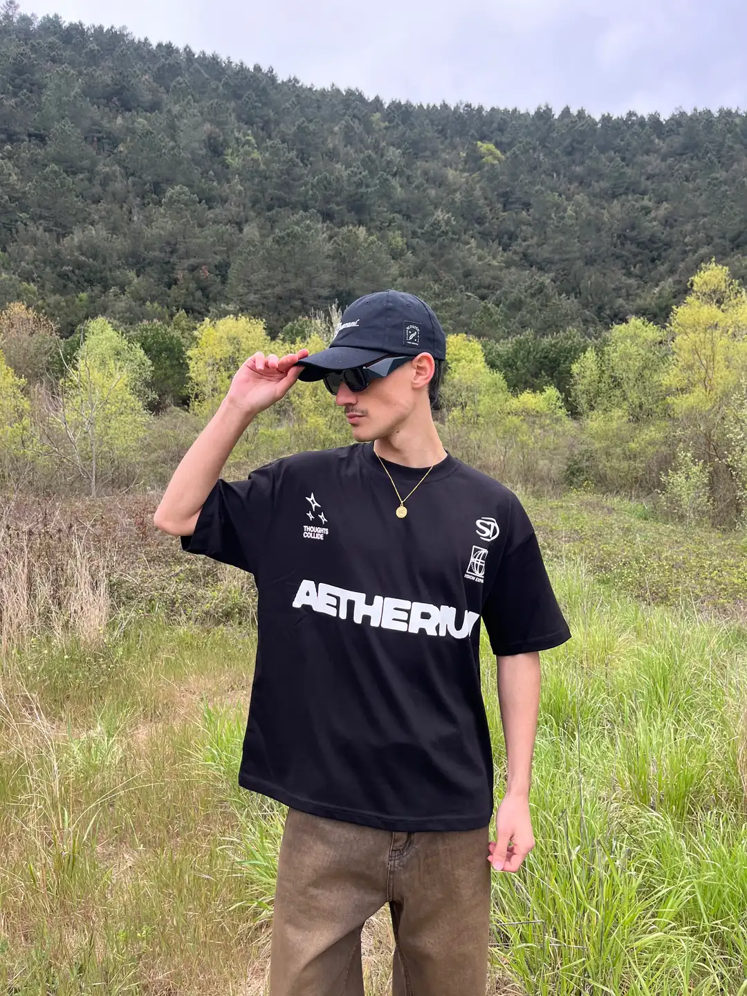 Ürün görseli: Aetherıum Breeze Tişört - Siyah