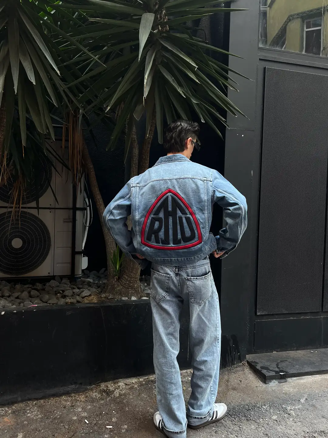 Vintage Wash Boxy Fit Denim Ceket