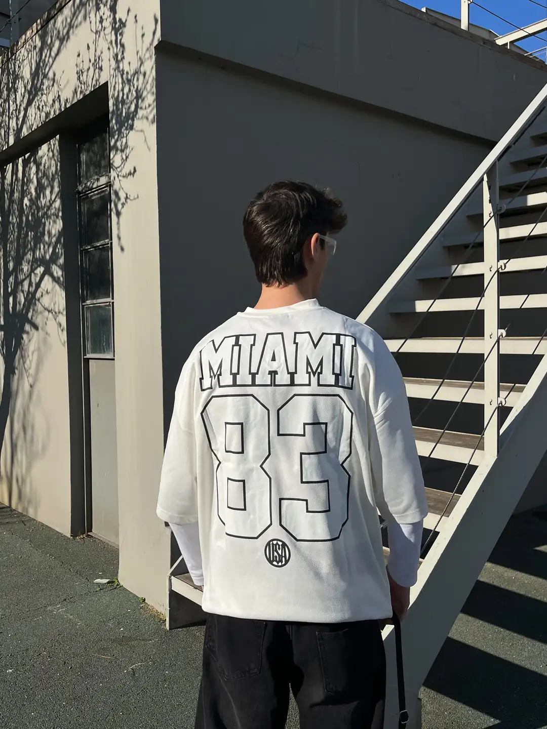 Miami Baskılı Tişört