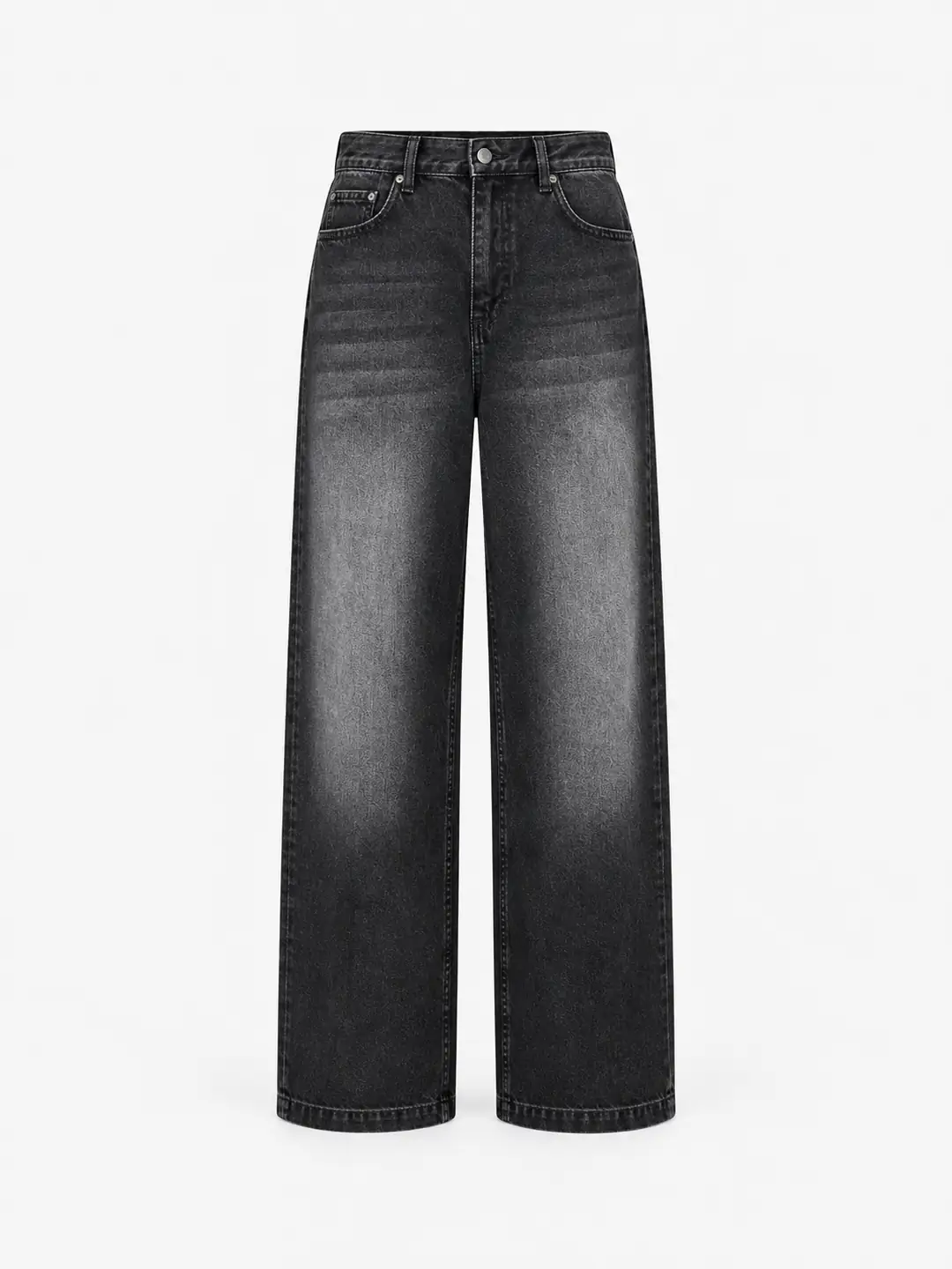 Ürün görseli: Yıkamalı Siyah Baggy Jean
