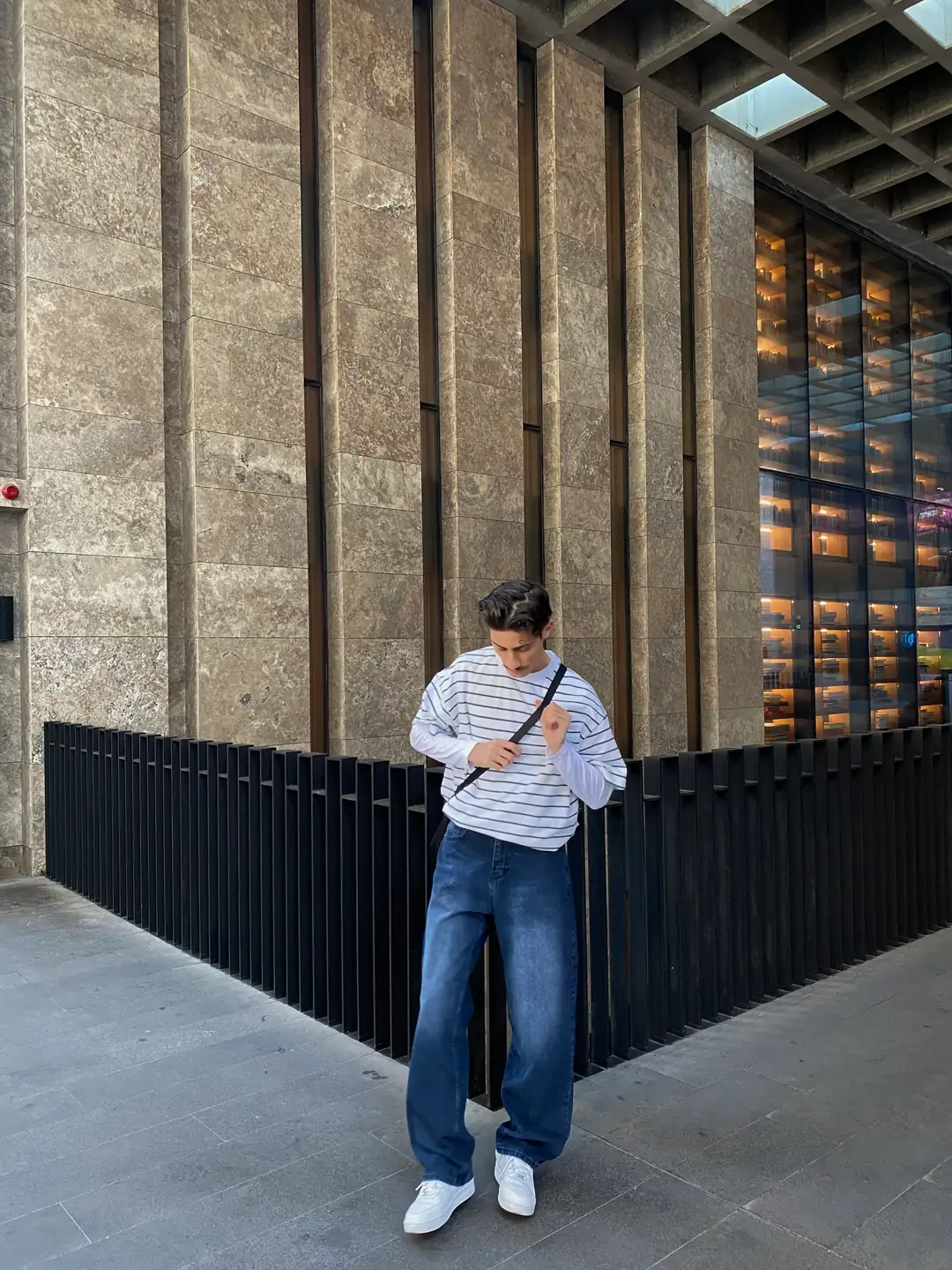 Açık Lacivert Baggy Jean