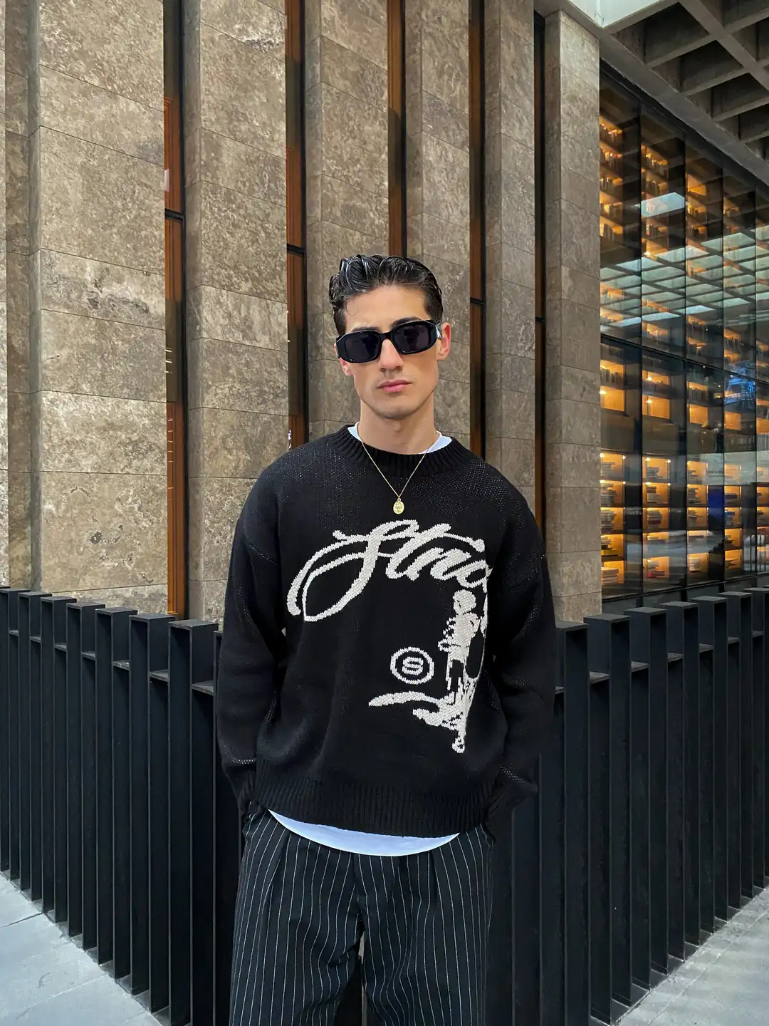 Modern City Oversize Triko Kazak