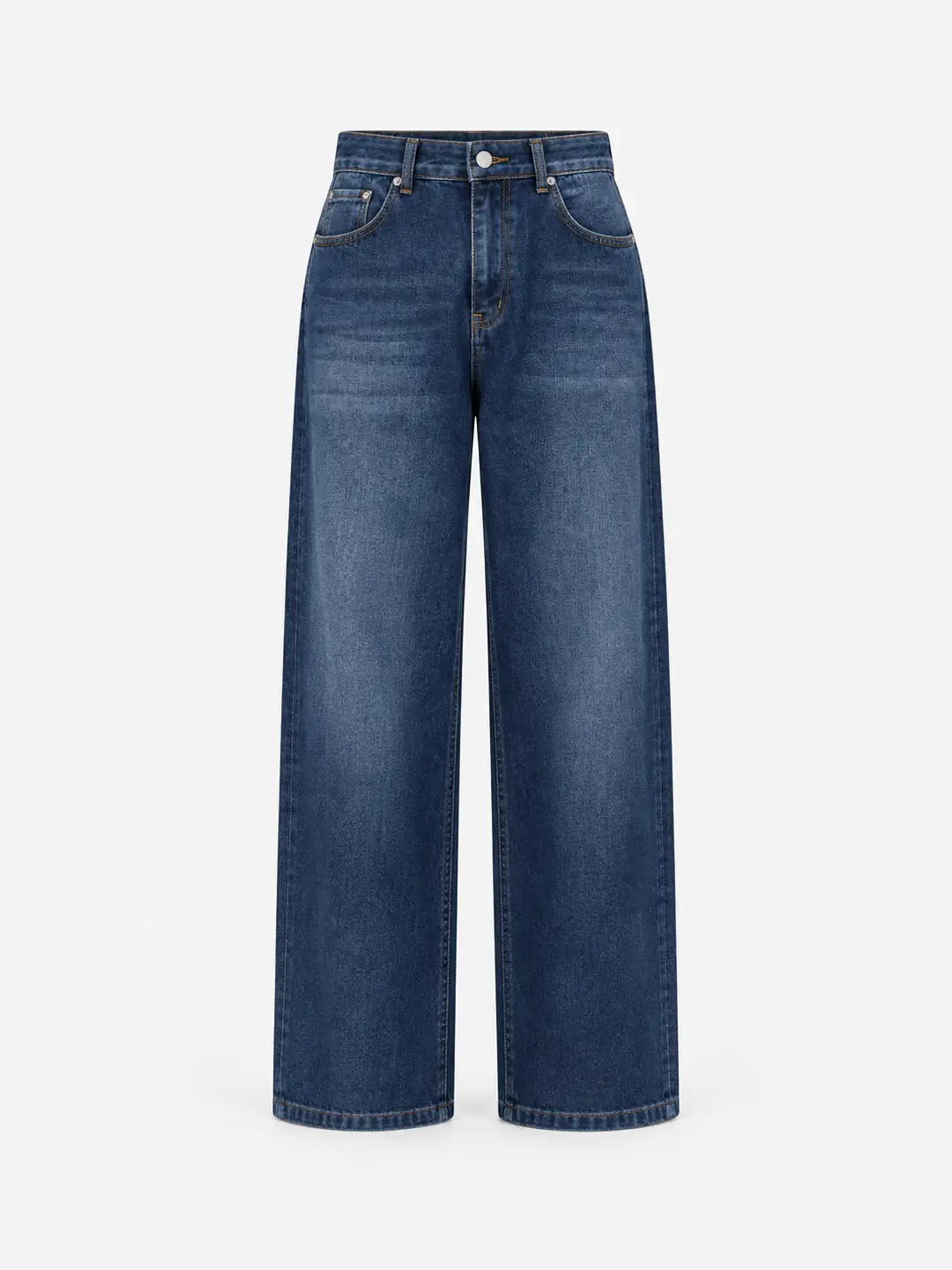 Ürün görseli: Yıkamalı Mavi Baggy Jean