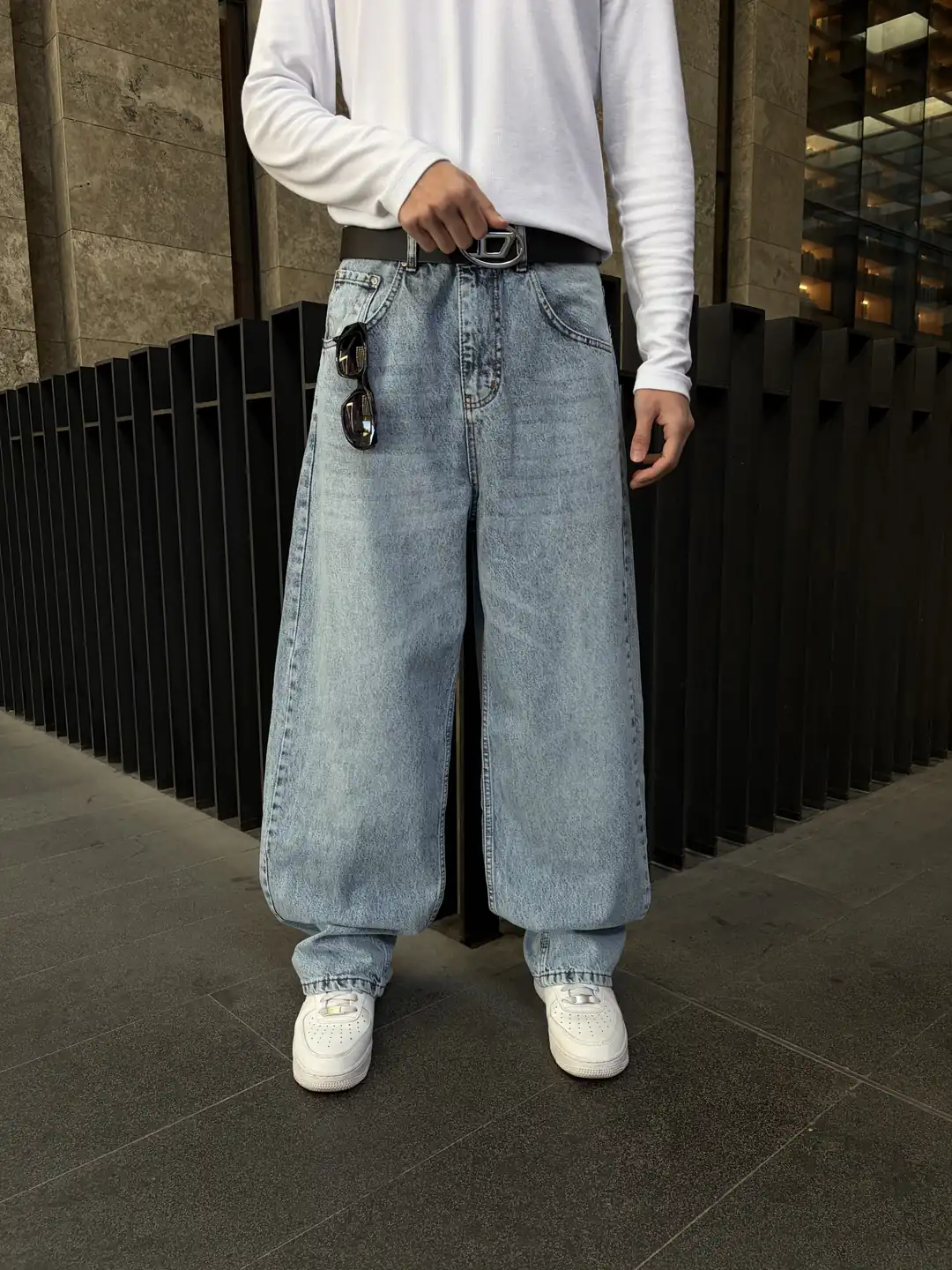 Açık Mavi Extra Baggy Jean