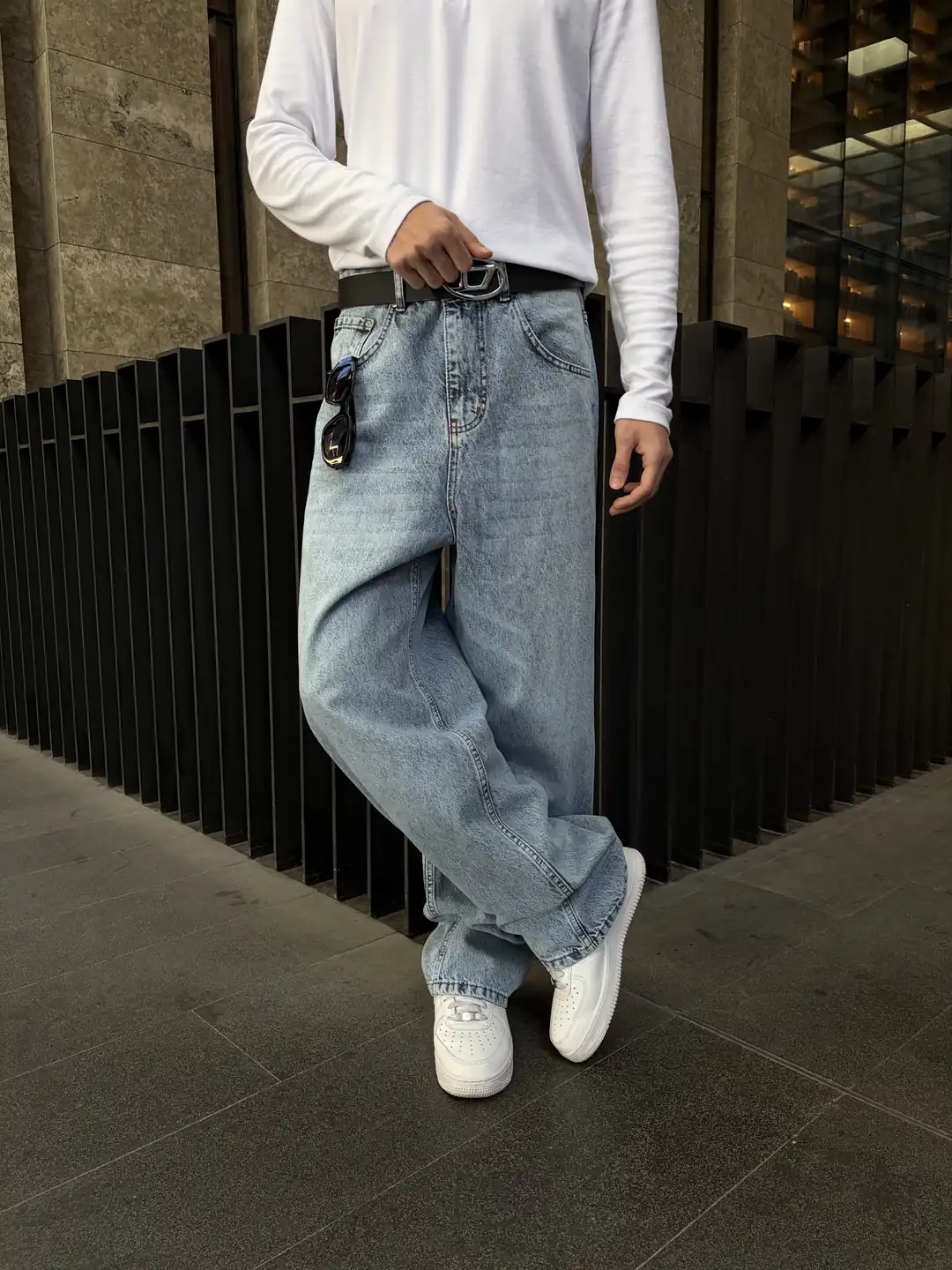 Açık Mavi Extra Baggy Jean