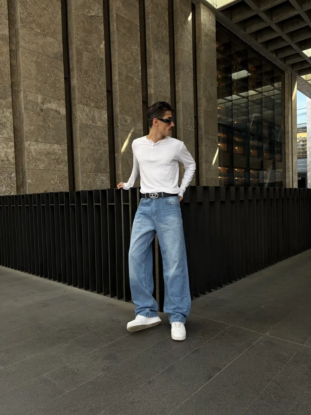 Mavi Baggy Jean