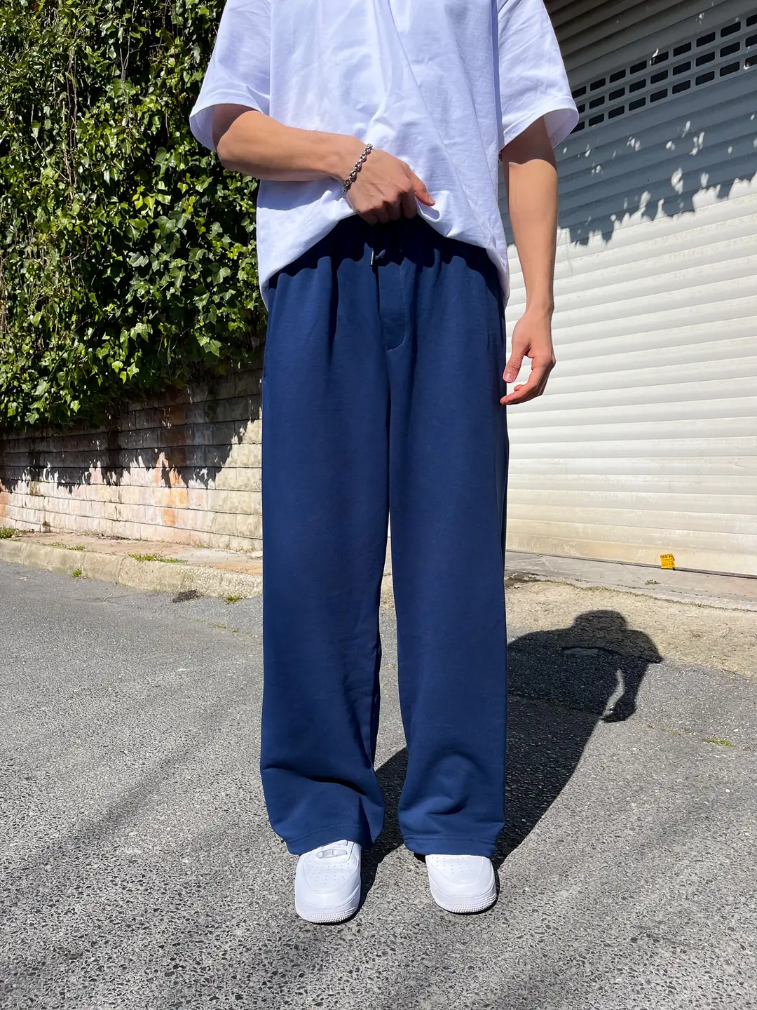 Ürün görseli: Yazlık Basic Baggy Eşofman Altı - İndigo