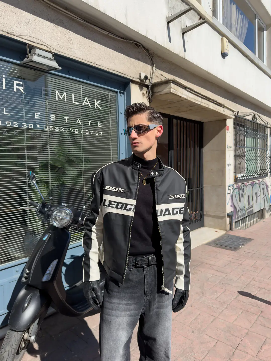 Leoguade Deri Ceket